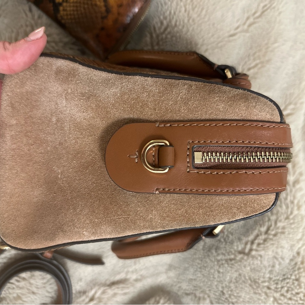 Tory Burch Tan and Brown Snake Print Crossbody Bag Set - Picture 4 of 10